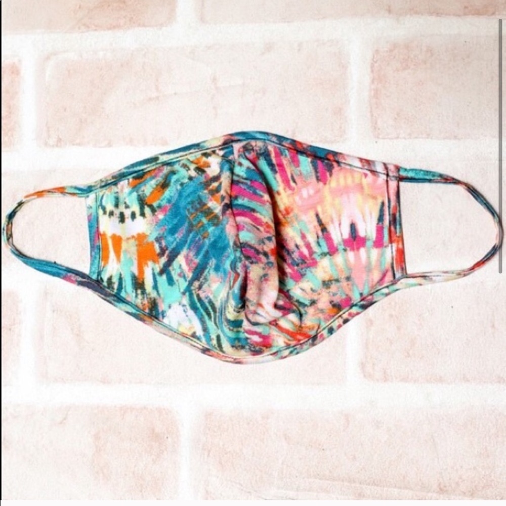 MADE IN USA Tie Dye Face Mask - Picture 2 of 3